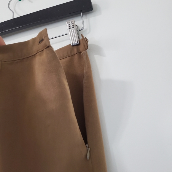 CLEO Tan Cropped Wide-Leg Pants - Picture 4 of 6